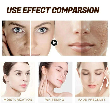 White Rice Face Serum Whitening Serum Shrink Pores Brightening Cream Anti Aging Lines and Wrinkles for Glowing Skin Firm Essence