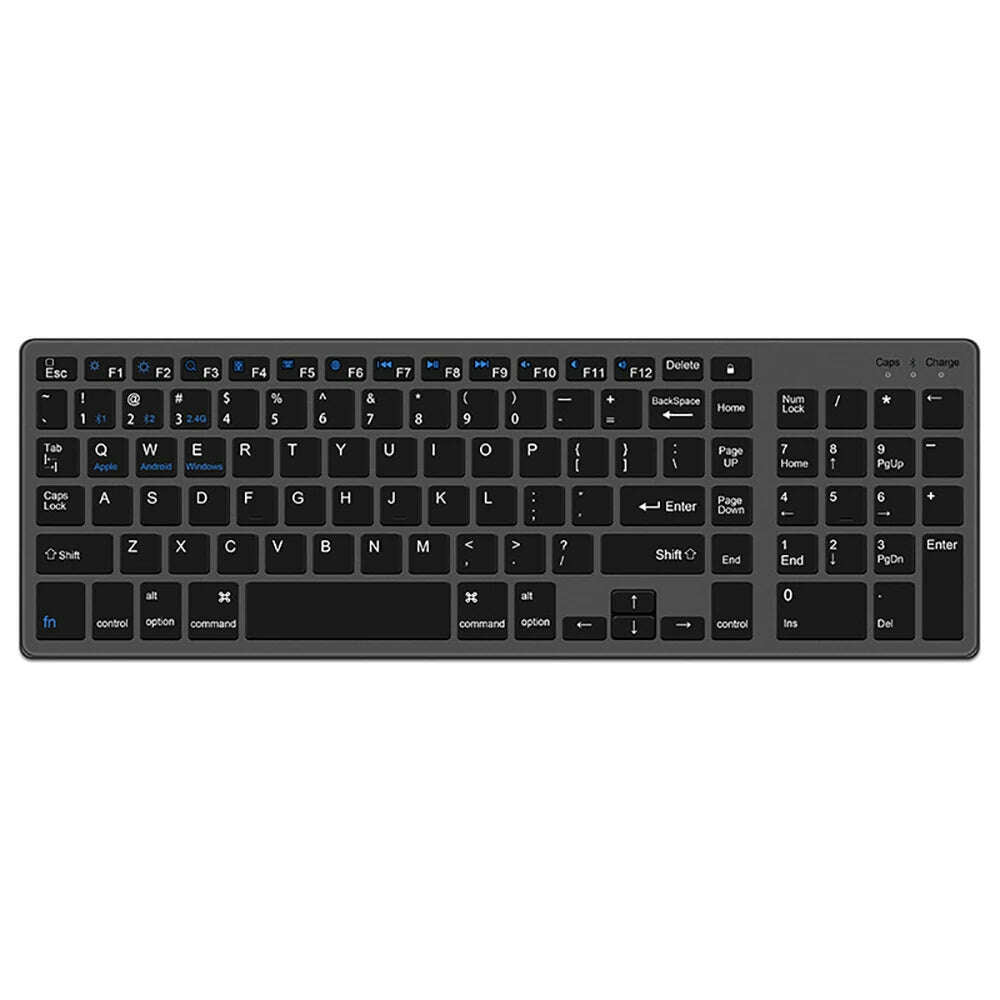 Wireless Keyboard Bluetooth 5.0 2.4G Mini Multimedia 102 Keycaps bluetooth For Laptop PC TV iPad Macbook Android iPad keyboard