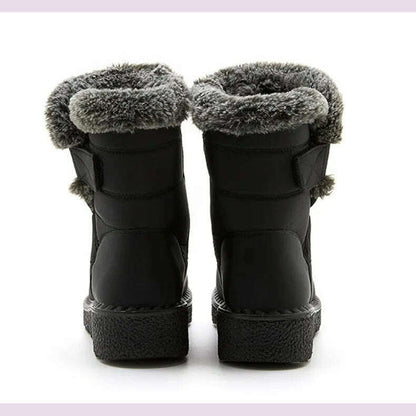 Women's Boots 2024 Trend Winter Shoes For Woman Winter Boots Ankle Low Heels Botas Mujer Waterproof Snow Boots With Fur Shoes