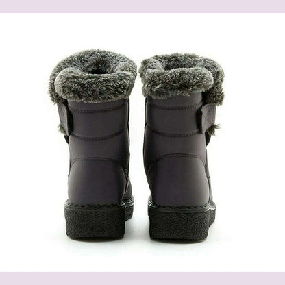 Women's Boots 2024 Trend Winter Shoes For Woman Winter Boots Ankle Low Heels Botas Mujer Waterproof Snow Boots With Fur Shoes