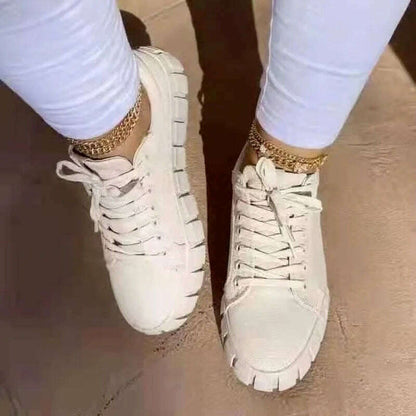 Women's Shoes Autumn New Designer Women's Shoes Women's Thick-soled Sports Shoes Outdoor Comfortable Casual Shoes Large Size 43