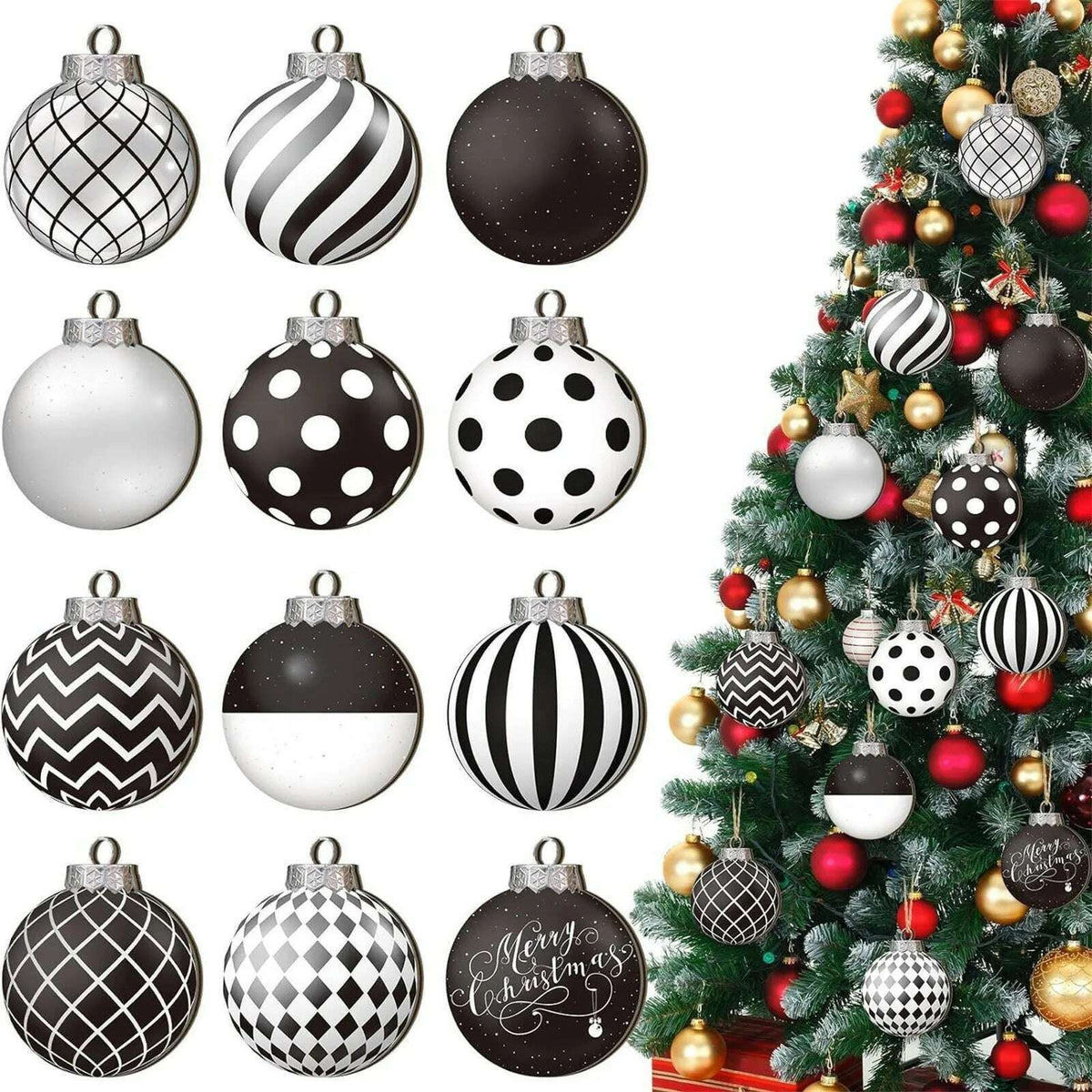 Wooden Dwarf Christmas Tree Ornaments Set Wood Christmas Tree Hanging Ornaments Kits Home Decor Party Holiday Wooden Ornaments